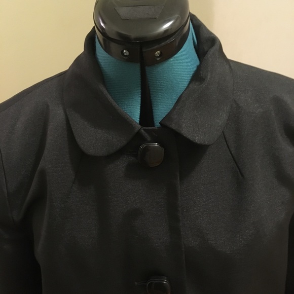 Four Button Black Dress Jacket - Picture 2 of 8